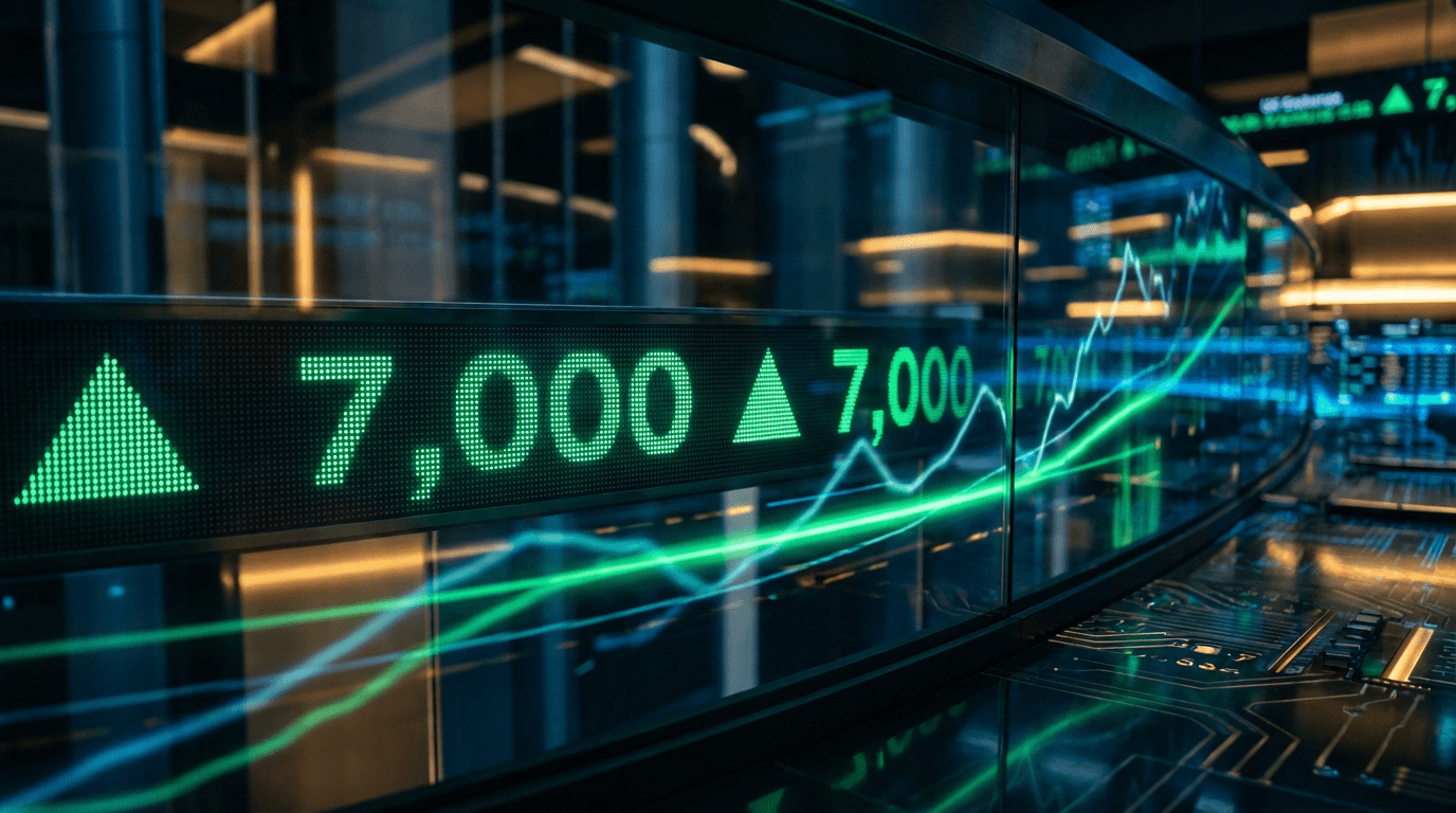 Stock Market Today: S&P 500 Clears 7,000